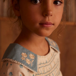 Apolina Willow Smock Dress ~ Meadow Calico