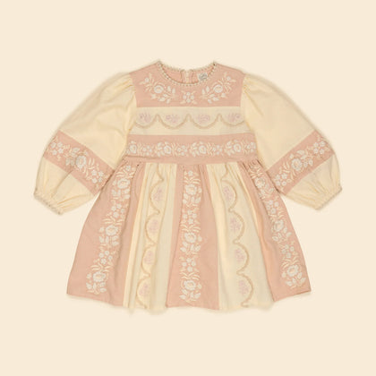 Apolina Wilma Dress - Dried Rose/Cream