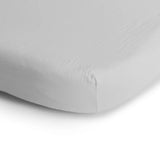 Mushie Mini Muslin Crib Sheet ~ White