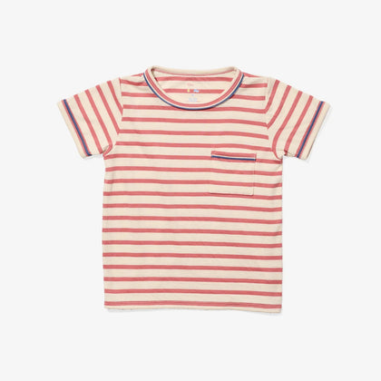 Oso & Me Willie T-Shirt ~ Nautical Red Stripe
