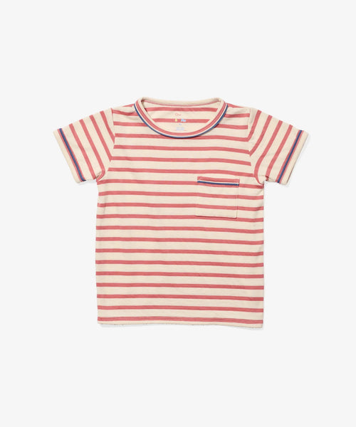 Oso & Me Willie T-Shirt ~ Nautical Red Stripe