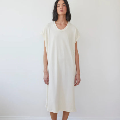 Wol Hide Shell Dress: Natural