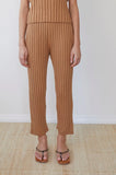 Wol Hide Slim Rib Pant: Toffee