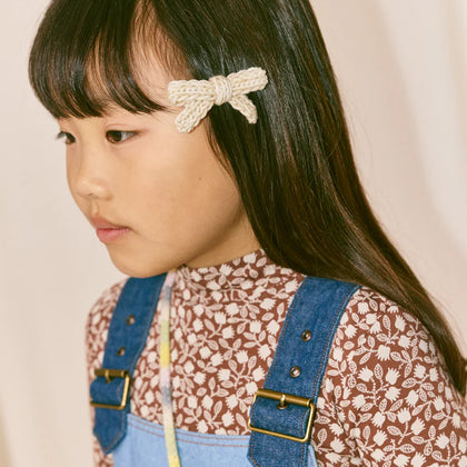 Misha & Puff Goldie Bow Set ~ Marzipan