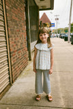 Misha & Puff Tallulah Top ~ Bright Sky Blossom Plaid