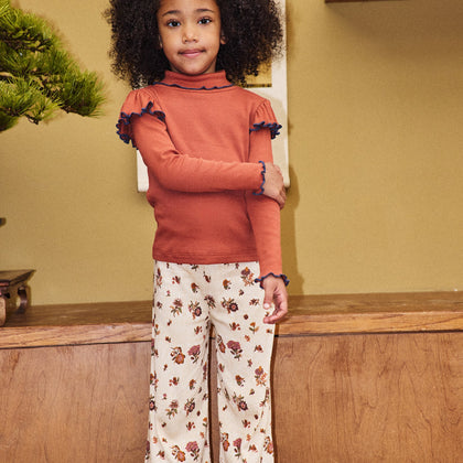 Misha & Puff A Pant ~ String/Antique Rose Holyoke Floral