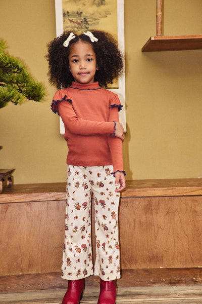 Misha & Puff A Pant ~ String/Antique Rose Holyoke Floral