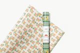 re:mused studio - Limoncello Florals Gift Wrap Sheet - Double Sided: Roll of 3 Sheets