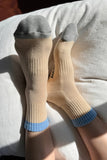 Le Bon Shoppe - Color Block Girlfriend Socks: Yellow Blue