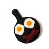 Global Goods Partners - Felt Bacon & Eggs Ornament