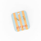 Pip Pop Post - Star Huggie Stud Earrings - Hypoallergenic, Flat Back, Girl : Pair