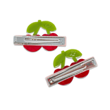 Jenny Lemons - Cherries Alligator Hair Clip Set