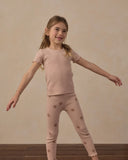 Rylee + Cru Ribbed Basic Tee ~ Blush