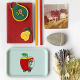Three Potato Four - 3P4 x Richard Scarry® - Apple Car Vintage-Style Tray