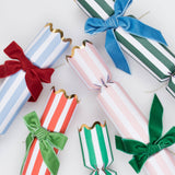 Meri Meri - Stripe Velvet Bow Crackers