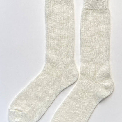 Le Bon Shoppe - Mohair Veil Socks : Cream