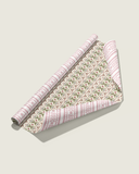 re:mused studio - Brasserie Gift Wrap Sheet – Double Sided: Roll of 3 Sheets