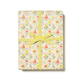 Red Cap Cards - Woodland Critters baby wrapping paper: Rolls of 3 sheets