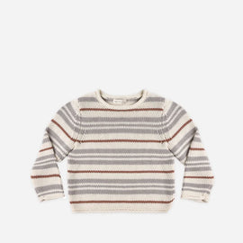 Rylee + Cru Jacques Sweater ~ Dusty Blue Stripe
