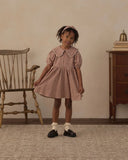 Rylee + Cru Camille Dress Brick Check