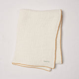Babette - Gauze Blanket - Scalloped Trim: Marigold