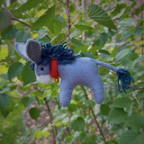 Ornaments 4 Orphans - Donkey Felt Wool Christmas Ornament