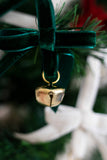 Beige & Stone USA - Christmas Velvet Chain Ribbon Bells: Red