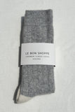 Le Bon Shoppe - Extended Cashmere Classic Socks: Navy
