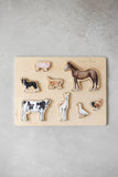 Paige Tate & Co. - Farm Animals Wooden Puzzle: A Tabitha Paige Puzzle