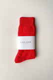 Le Bon Shoppe - Modal Eyelet Socks (wholesale): Poppy Red