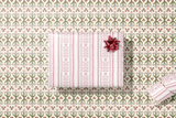 re:mused studio - Brasserie Gift Wrap Sheet – Double Sided: Roll of 3 Sheets