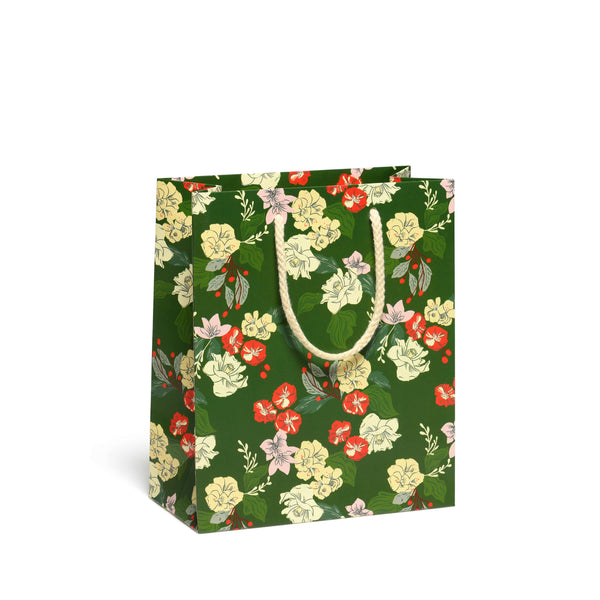 Red Cap Cards - Festive Blooms gift bags: Medium
