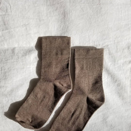 Le Bon Shoppe - Sneaker Socks: Ht. Cocoa