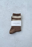 Le Bon Shoppe - Her Socks - Varsity: Pink Stripe