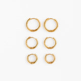 Pip Pop Post - Endless Hoop: Gold / 8mm