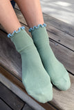 Le Bon Shoppe - The Petite Ruffled Modal Socks ~ LILAC