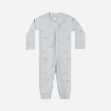 Quincy Mae Zip Long Sleeve Sleeper ~ Airplane