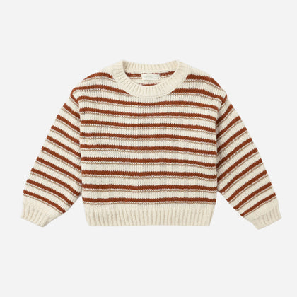 Rylee + Cru Aspen Sweater ~ Ruby Stripe