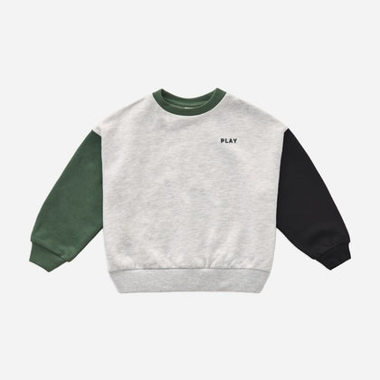 Rylee + Cru Relaxed Sweatshirt ~ Heathered Ash