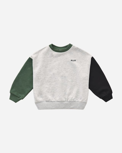Rylee + Cru Relaxed Sweatshirt ~ Heathered Ash