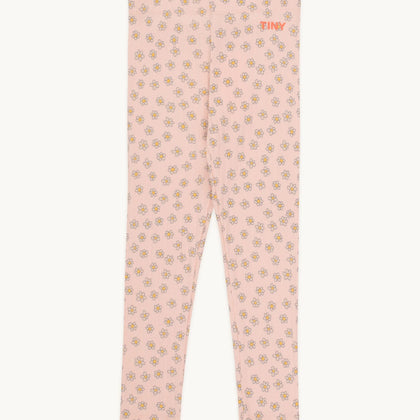 Tiny Cottons Daisies Leggings ~ Wild Rose