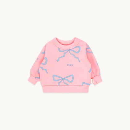 Tiny Cottons Bows Baby Sweatshirt ~ Peach