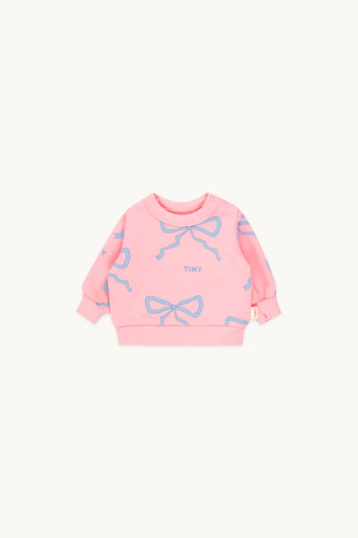 Tiny Cottons Bows Baby Sweatshirt ~ Peach