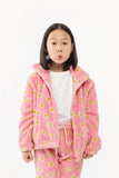 Tiny Cottons Daisies Polar Jacket ~ Pink