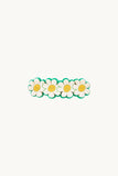 Tiny Cottons Daisies Big Clip ~ Vanilla