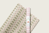 re:mused studio - Brasserie Gift Wrap Sheet – Double Sided: Roll of 3 Sheets
