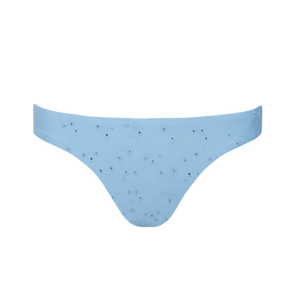 Minnow Woman Blue Eyelet Bottom Bikini