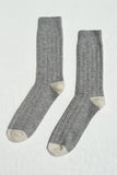 Le Bon Shoppe - Extended Cashmere Classic Socks: Grey Melange
