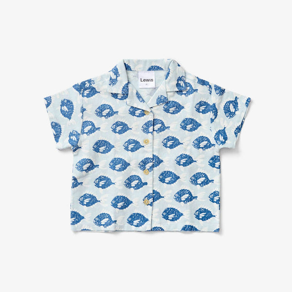 Lewis - Summer Button Down - Porgy | Harbor: 5T