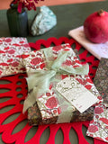re:mused studio - Carnation Pomegranate Gift Tags 2x3.5
